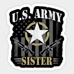 Proud Army Sister Sticker